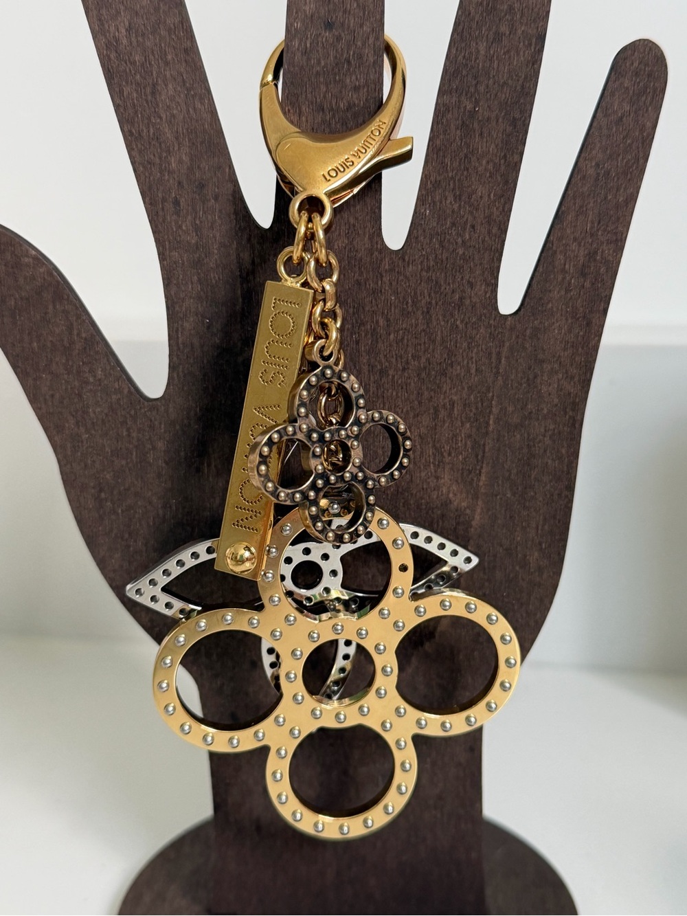 Louis Vuitton Bijoux Insolence M65087 Monogram Bag Charm Keychain w/ Box